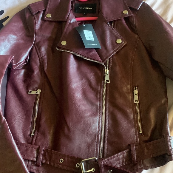 Fashion nova leather jacket - Picture 3 of 4